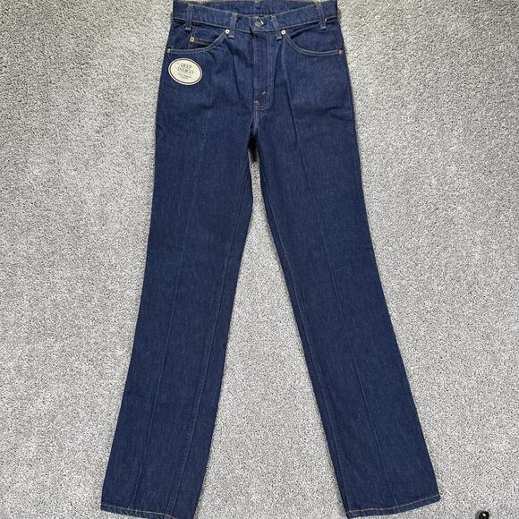 Levi's Other - Vtg Levis 509 Jeans Men’s 32x34* Indigo Straight 04509-0218 Raw Denim Orange Tab
